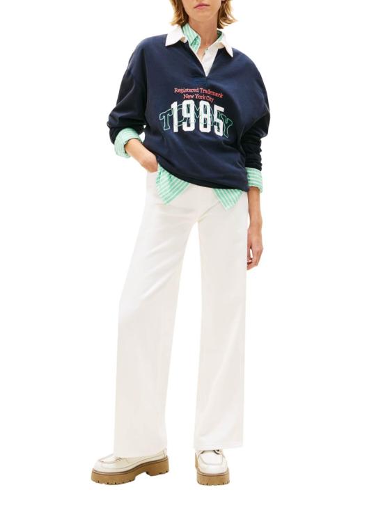 26SS 타미힐피거 스트레이트 팬츠 DW0DW226481D0 White - TOMMY HILFIGER