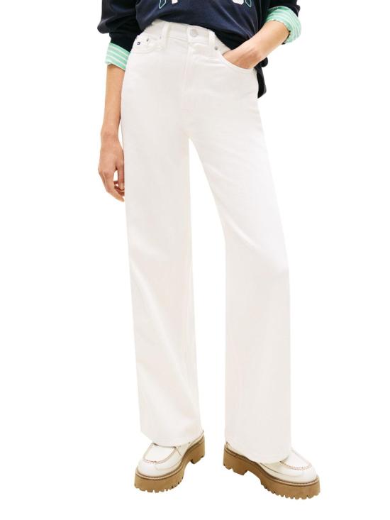 26SS 타미힐피거 스트레이트 팬츠 DW0DW226481D0 White - TOMMY HILFIGER