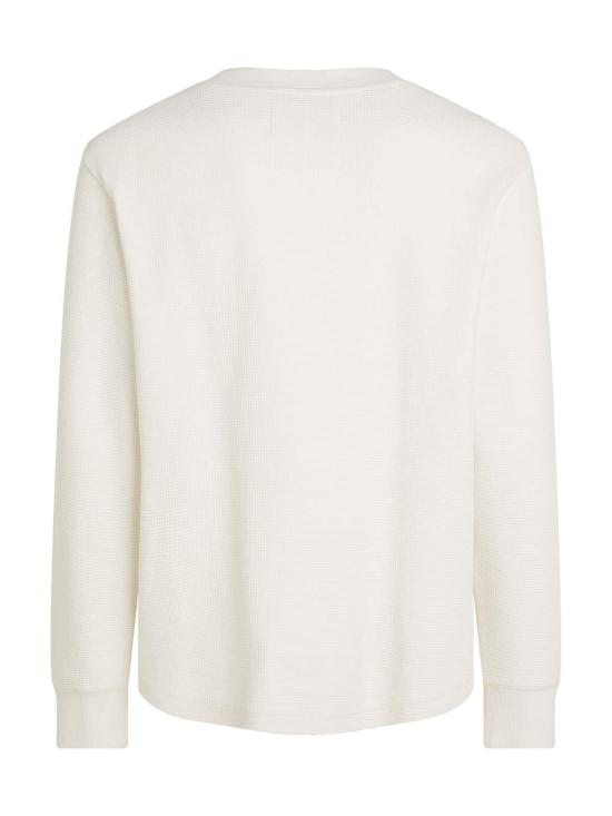 25FW 캘빈클라인 긴팔 티셔츠 J30J327120YBI White - CALVIN KLEIN