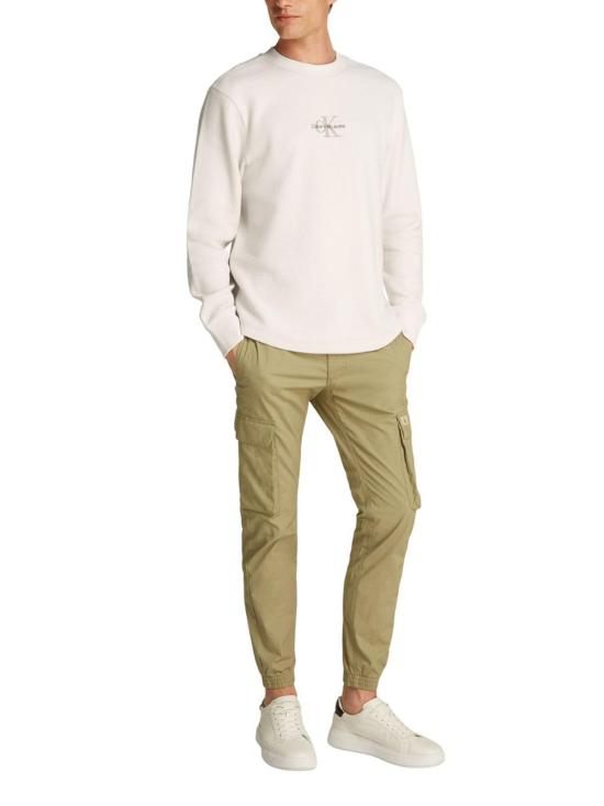 25FW 캘빈클라인 긴팔 티셔츠 J30J327120YBI White - CALVIN KLEIN