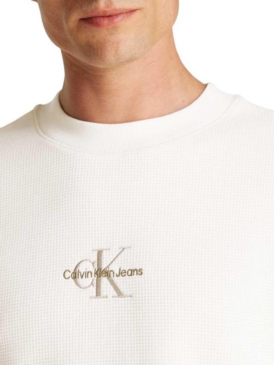 25FW 캘빈클라인 긴팔 티셔츠 J30J327120YBI White - CALVIN KLEIN