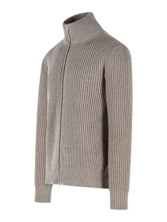 26FW MM6 메종마르지엘라 집업 니트 SH0AM0095M13286811M Beige - MM6 MAISON MARGIELA