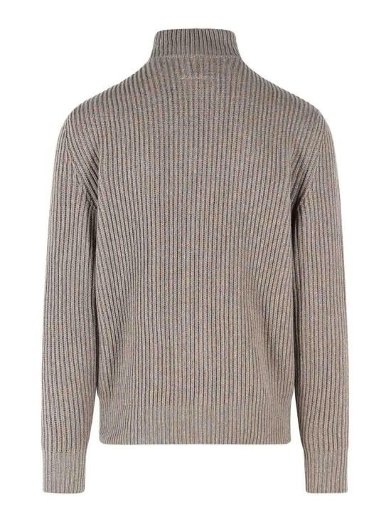 26FW MM6 메종마르지엘라 집업 니트 SH0AM0095M13286811M Beige - MM6 MAISON MARGIELA