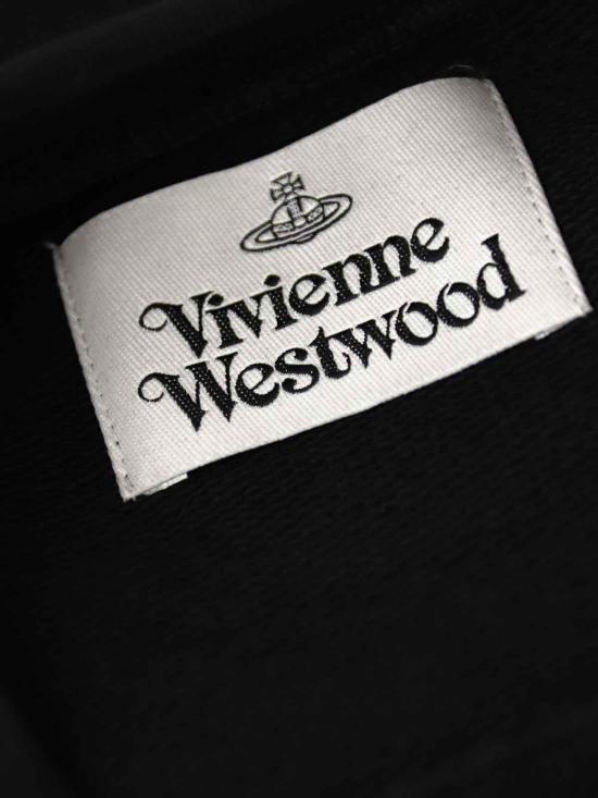  비비안웨스트우드 크롭 풋볼 스웨트셔츠 1I010007J0006PON401PO Black - VIVIENNE WESTWOOD