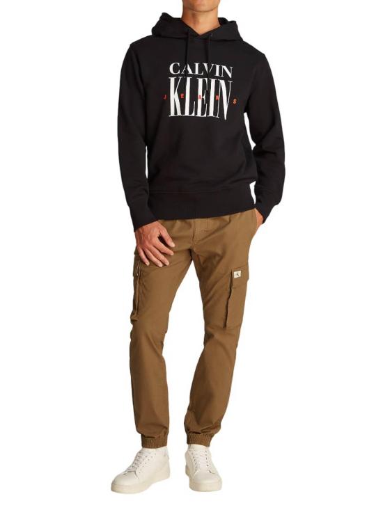 25FW 캘빈클라인 후드 티셔츠 J30J327520BEH Black - CALVIN KLEIN