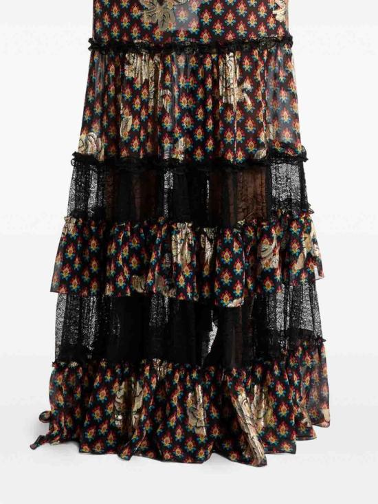 26SS 에트로 미디 스커트 99SAA84WRFA0193X0811 Black - ETRO