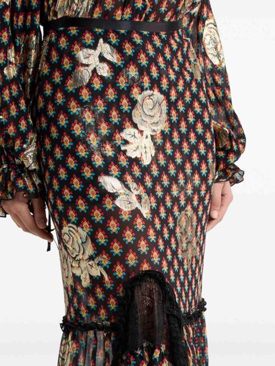 26SS 에트로 미디 스커트 99SAA84WRFA0193X0811 Black - ETRO