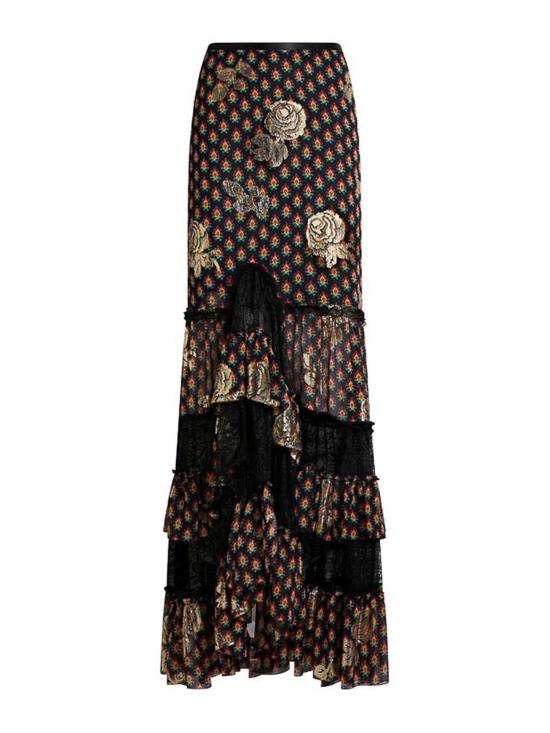 26SS 에트로 미디 스커트 99SAA84WRFA0193X0811 Black