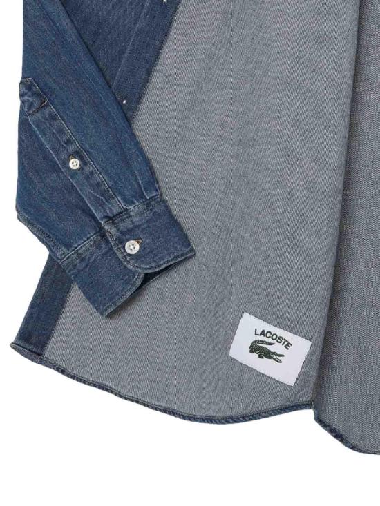  라코스테 데님 셔츠 CH0197CDZ Blue - LACOSTE
