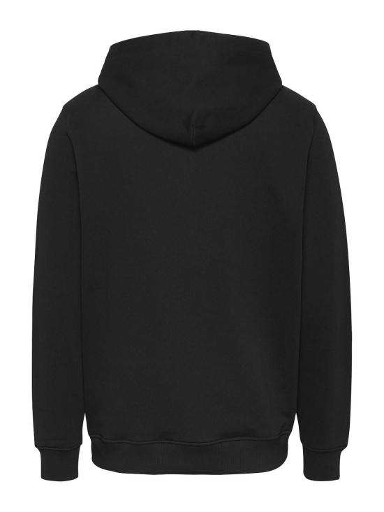 25FW 타미힐피거 후드 티셔츠 DM0DM20258BDS Black - TOMMY HILFIGER