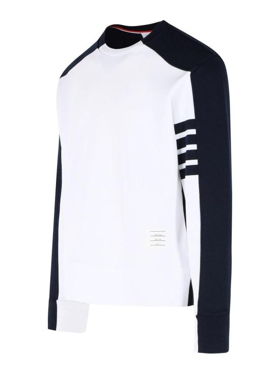 26FW 톰브라운 긴팔 티셔츠 MJT580A00535104 White - THOM BROWNE