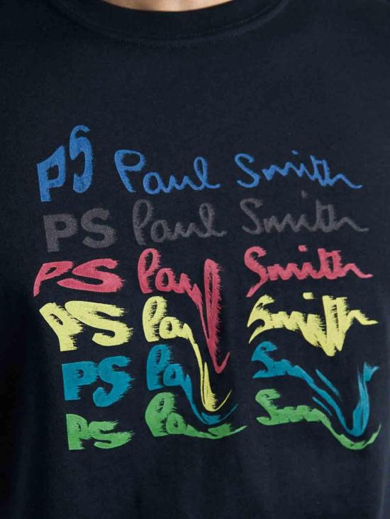  PS 바이 폴스미스 반팔 티셔츠 M2R011RNP469779 Black - PS BY PAUL SMITH