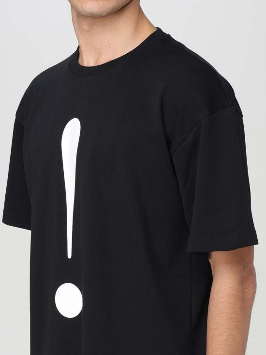  모스키노 반팔 티셔츠 077822421555 Black - MOSCHINO