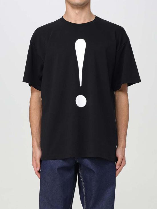 모스키노 반팔 티셔츠 077822421555 Black - MOSCHINO