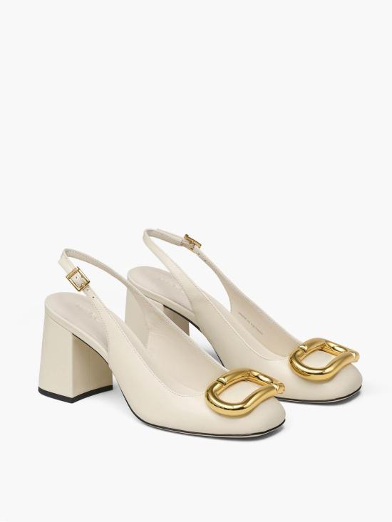 26FW 마크제이콥스 힐/펌프스 2P6FPM001F33 Cream - MARC JACOBS
