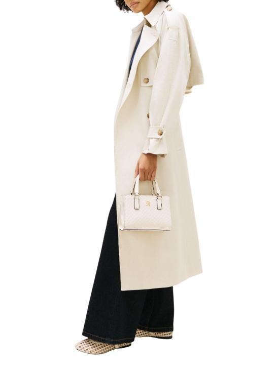 26SS 타미힐피거 토트백 AW0AW18416AEO White - TOMMY HILFIGER
