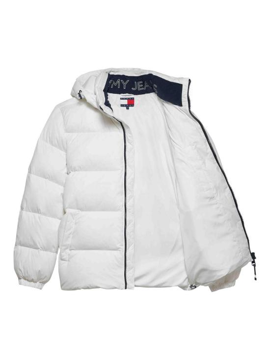 25FW 타미힐피거 숏패딩 DM0DM19786YBL White - TOMMY HILFIGER