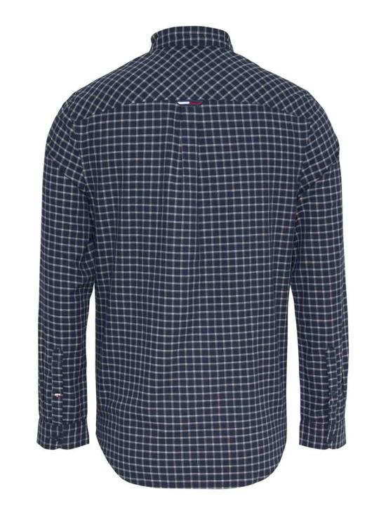  타미힐피거 긴팔 셔츠 DM0DM14180C87 Blue - TOMMY HILFIGER