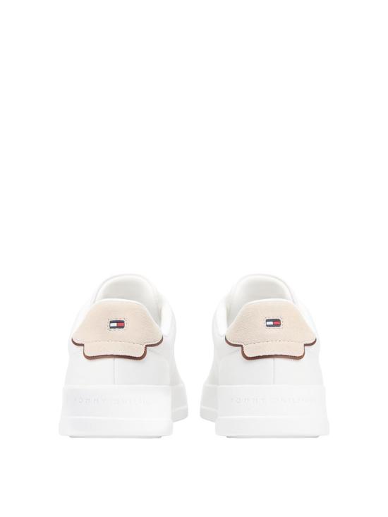 26SS 타미힐피거 스니커즈 FM0FM053670LE White - TOMMY HILFIGER