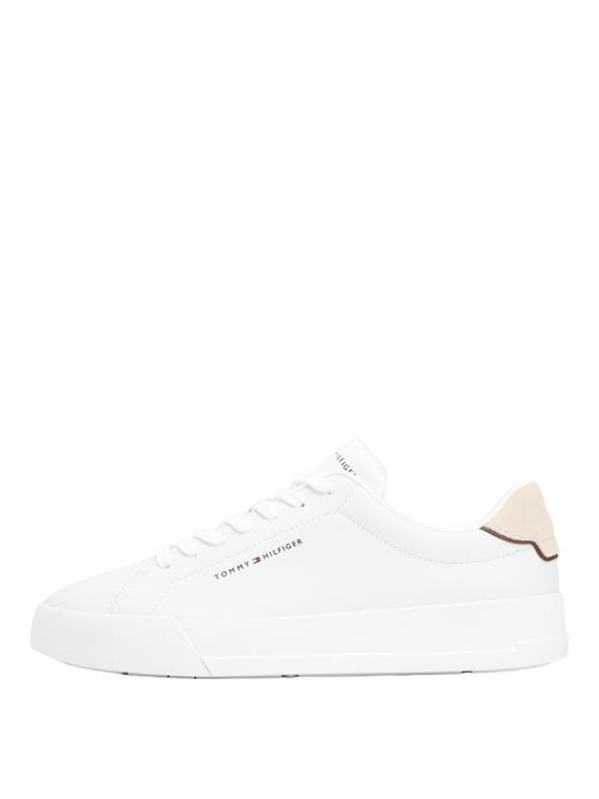 26SS 타미힐피거 스니커즈 FM0FM053670LE White - TOMMY HILFIGER