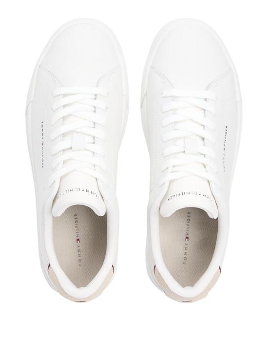 26SS 타미힐피거 스니커즈 FM0FM053670LE White - TOMMY HILFIGER