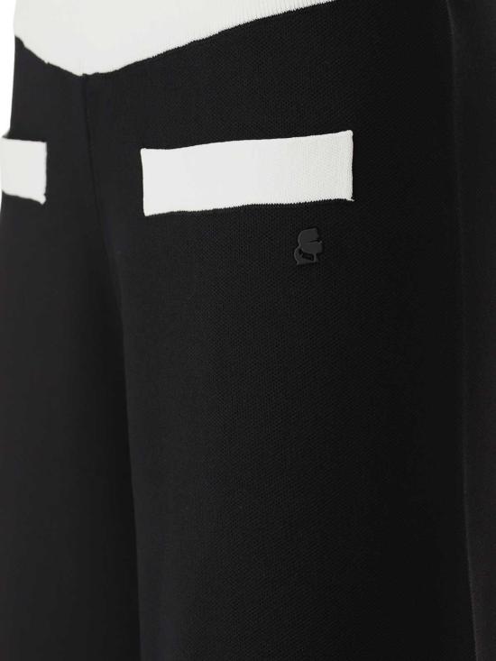  칼라거펠트 스트레이트 팬츠 236W1003998 Black - KARL LAGERFELD