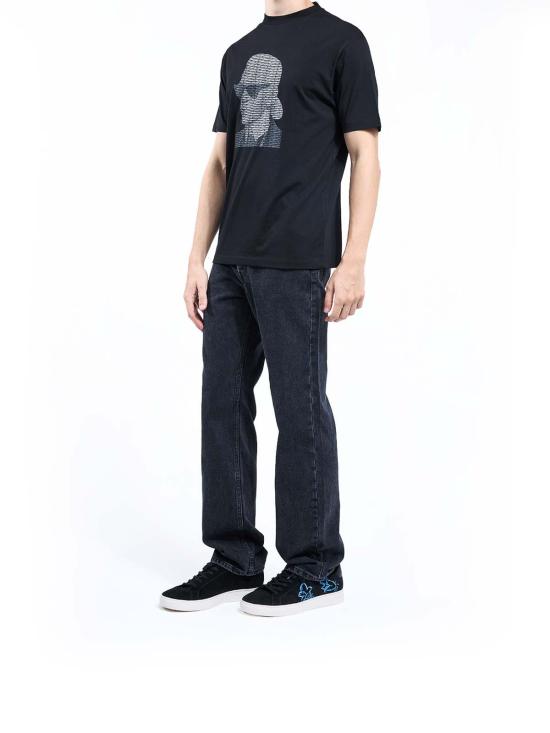 25FW 칼라거펠트 반팔 티셔츠 755144554225990 Black - KARL LAGERFELD