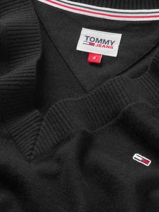  타미힐피거 긴팔 티셔츠 DW0DW16535BDS Black - TOMMY HILFIGER