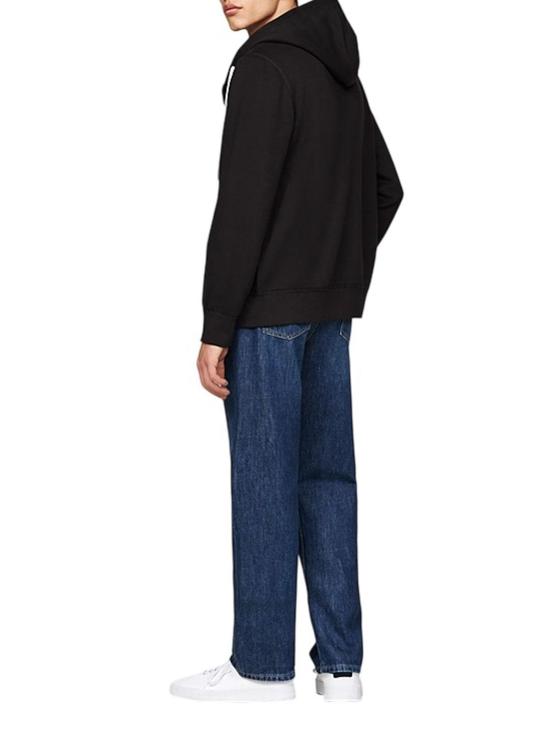 25FW 타미힐피거 후드 티셔츠 MW0MW37234BDS Black - TOMMY HILFIGER