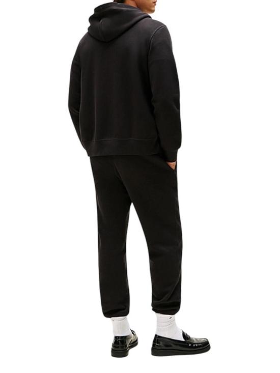25FW 타미힐피거 후드 티셔츠 MW0MW37234BDS Black - TOMMY HILFIGER
