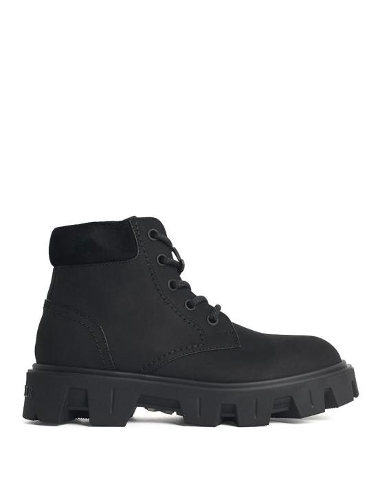 26FW 몽클레어 피크 시티 레이스업 앵클 부츠 09A4F00070M6882999 BLACK