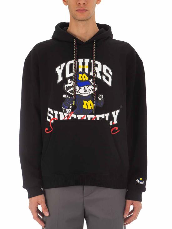  엠에스지엠 후드 티셔츠 3540MM8523779599 Black - MSGM