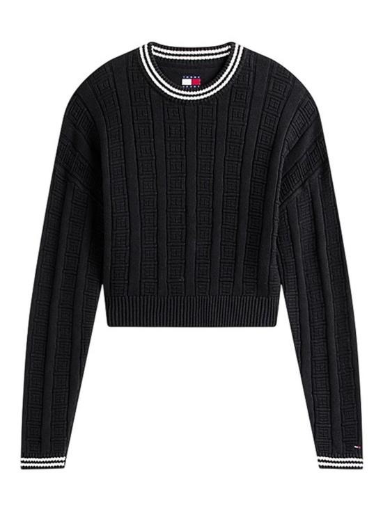 26SS 타미힐피거 스웨터 DW0DW22025BDS BLACK