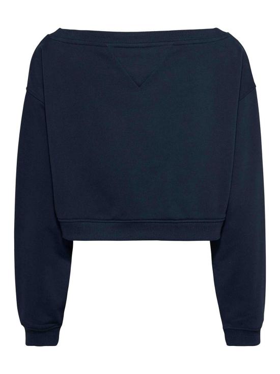  타미힐피거 긴팔 티셔츠 DW0DW17956C1G Blue - TOMMY HILFIGER
