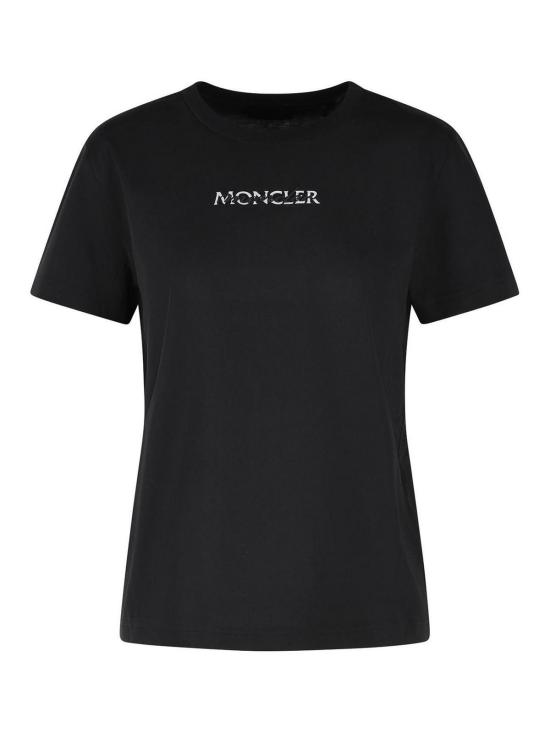 26FW 몽클레어 반팔 티셔츠 0938C0001289B8Q999 BLACK