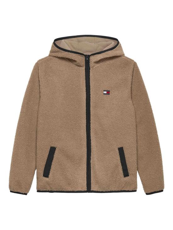 25FW 타미힐피거 후드 티셔츠 DM0DM19224AFE Beige