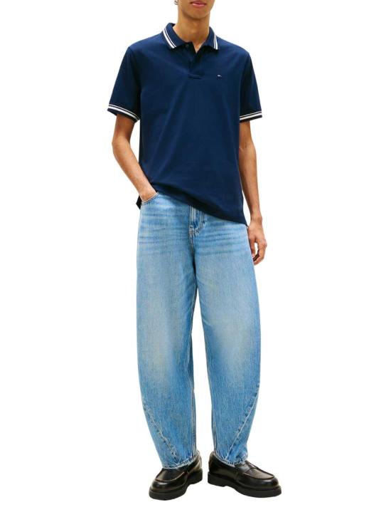 26SS 타미힐피거 폴로 티셔츠 DM0DM22700C1G Blue - TOMMY HILFIGER