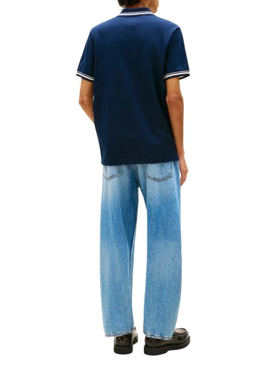 26SS 타미힐피거 폴로 티셔츠 DM0DM22700C1G Blue - TOMMY HILFIGER