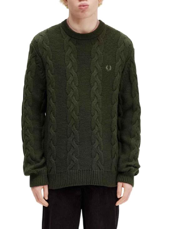  프레드페리 긴팔 티셔츠 K8562408 Green - FRED PERRY