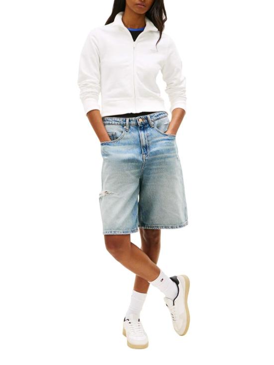26SS 타미힐피거 스트레이트 팬츠 DW0DW22580YBL White - TOMMY HILFIGER