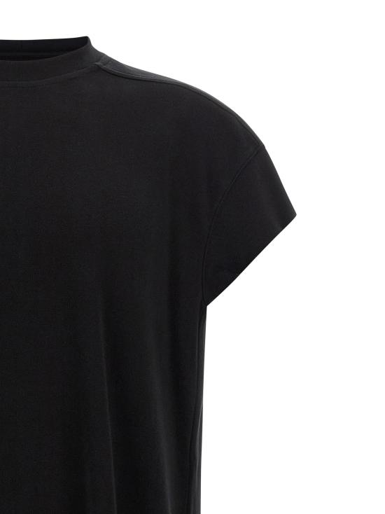 26FW 릭 오웬스 반팔 티셔츠 RU02F4255JDC09 Black - RICK OWENS