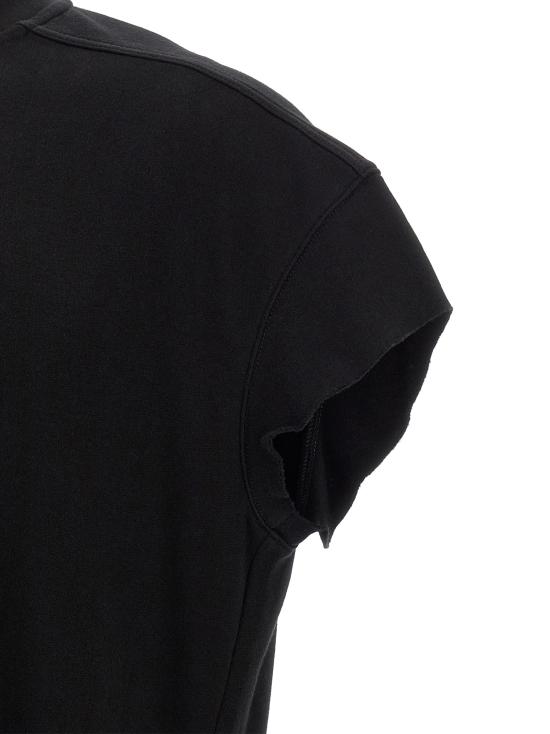 26FW 릭 오웬스 반팔 티셔츠 RU02F4255JDC09 Black - RICK OWENS