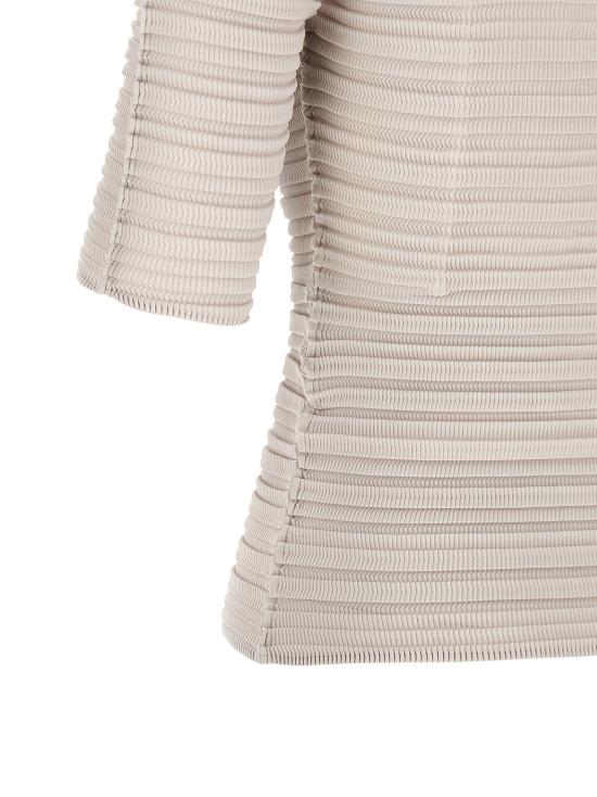 26SS 이세이 미야케 블라우스 IM66FJ65611 Beige - ISSEY MIYAKE