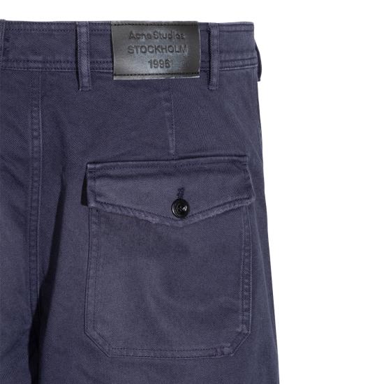26FW 아크네 스튜디오 스테인드 트윌 팬츠 BK0779 885 NAVY BLUE - ACNE STUDIOS