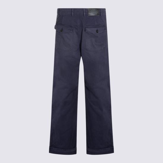 26FW 아크네 스튜디오 스테인드 트윌 팬츠 BK0779 885 NAVY BLUE - ACNE STUDIOS