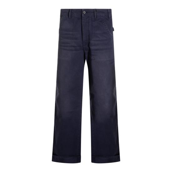 26FW 아크네 스튜디오 스테인드 트윌 팬츠 BK0779 885 NAVY BLUE