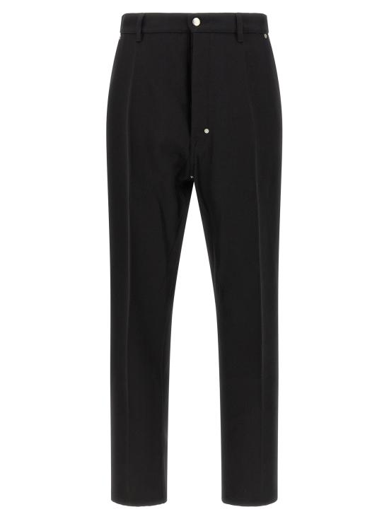 26FW 릭 오웬스 스트레이트 팬츠 RU02F4348WWH09 Black
