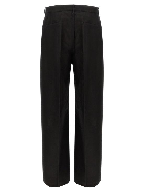 26FW 릭 오웬스 스트레이트 팬츠 RU02F4332MOR09 Black - RICK OWENS