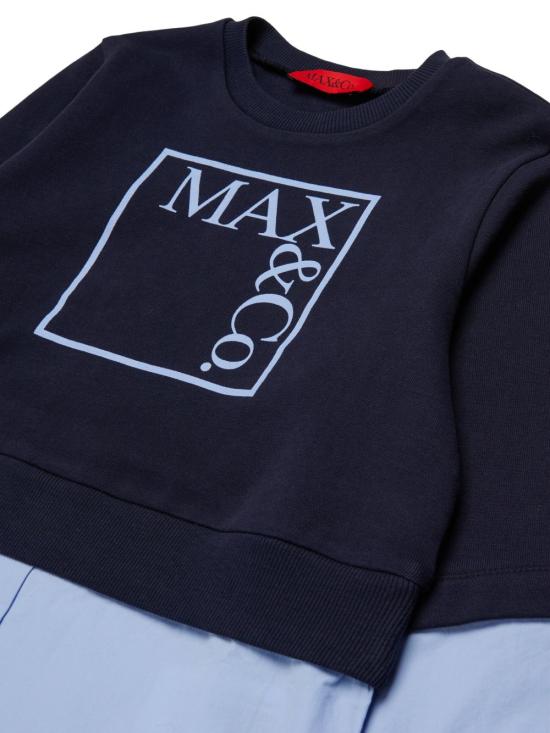 26FW [키즈] 막스앤코 니트/스웻셔츠 MX0409MX00Q MX854 Blu - MAX & CO.