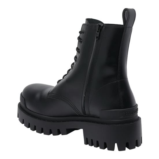 26FW 발렌시아가 스트라이크 집 레더 부츠 844967 WA9601000 BLACK - BALENCIAGA